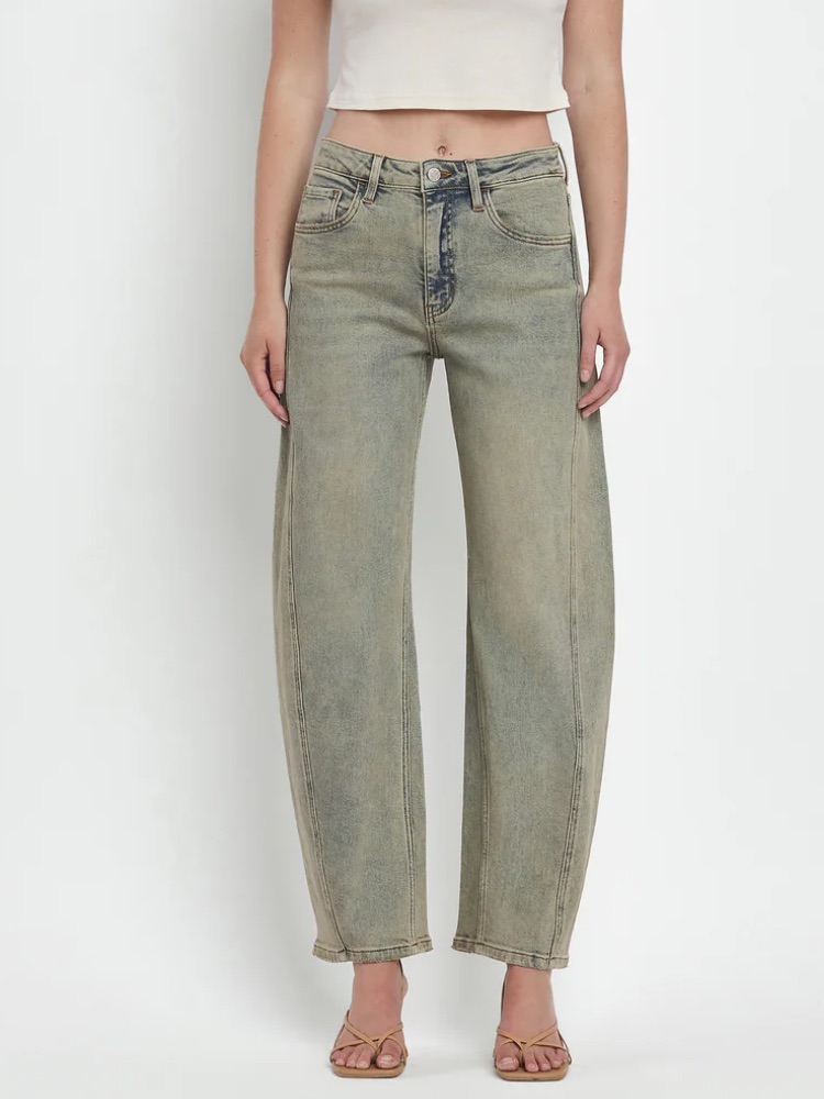 Vervet Free Spirit - Super High Rise Barrel Jeans Women’s Size 25